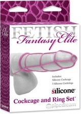 Ensemble cage à pénis et