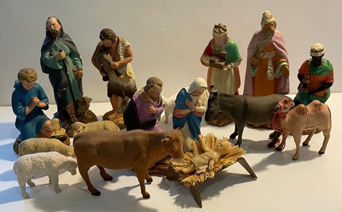 Beau lot santons - lot,