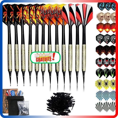 Set fléchettes souples - 12,