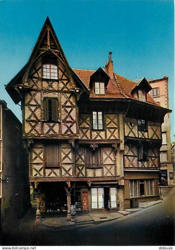 Carte postale thiers - carte, 63