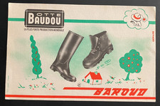 ADVERTISING BLOTTER "BOTTE BAUDOU - BAROUD"