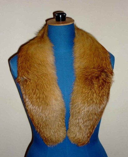 Col vintage fourrure renard - vintage,