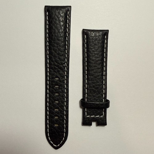 Bracelet montre cuir noir - bracelet,