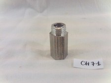 Rallonge 2 cm en aluminium filetée pas de 10,85 mm chandelle luminaires  (CH71)