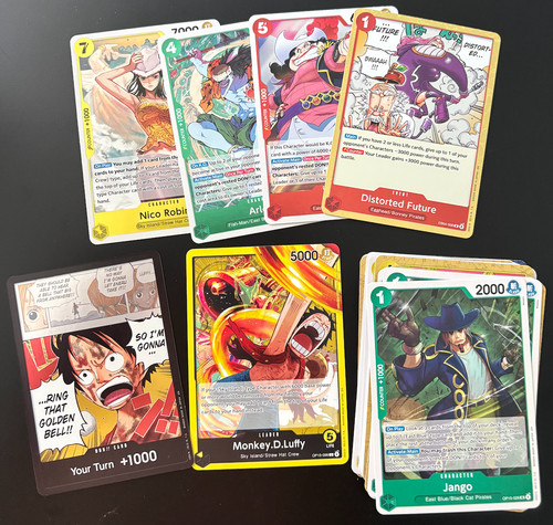 Lot cartes one piece tcg - tcg, eng