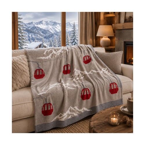 Laine bouillie effet plaid - laine,