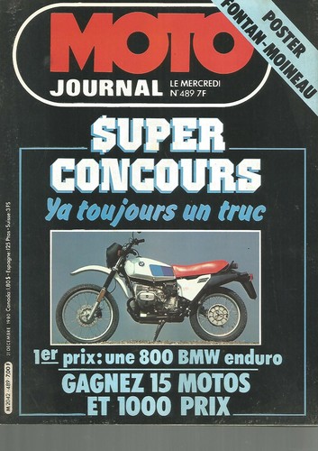 Moto journal 489 choppers - moto, n°489