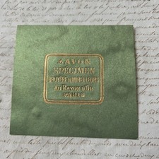 Heather soap label Au Rayon D'Or Paris 1900 perfume old perfume label perfume