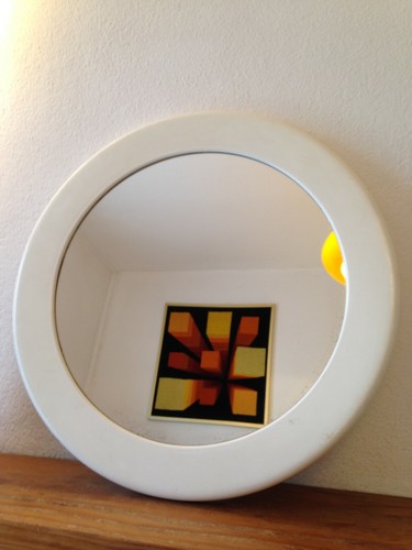 Nov5 superbe miroir rond - --,