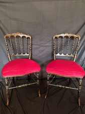 Paire de chaises Napoléon III