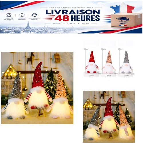 Lutin noël lumineux - lumineux, 3