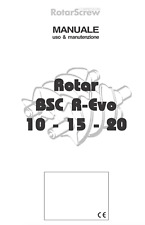 Fini Rotar BSC R-Evo 10 15 20 Manual Use & Maintenance Compressor