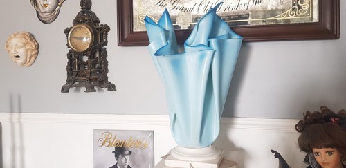 Lampe vintage drapée années