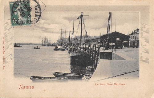 Cpa nantes port gare - cpa, /