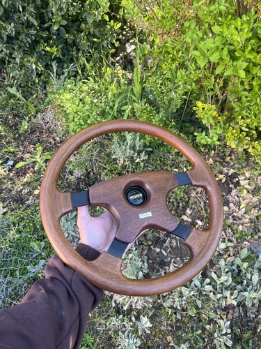 Volant bois momo steering - volant,