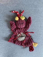 Doudou Plat Écrevisse Rouge Les Deglingos 