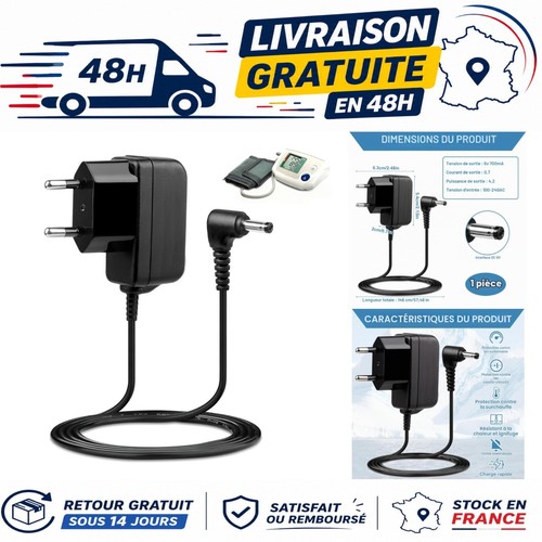 Chargeur alimentation - 6v, 1a