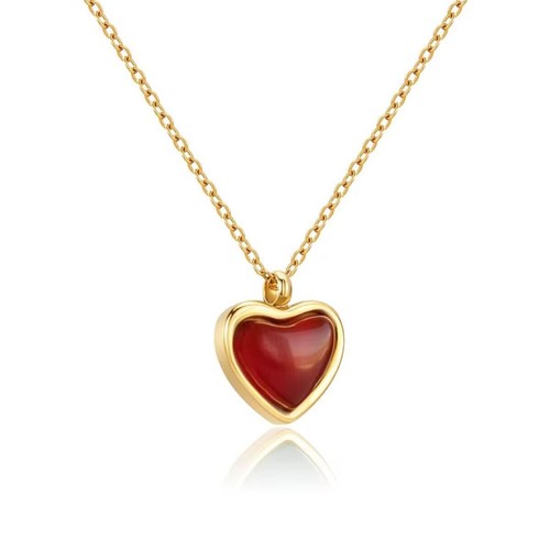 Pendentif femme coeur avec - femme,