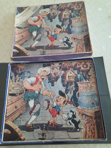Pinocchio puzzle bois - pinocchio,