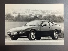 1986 Porsche 924 S Coupe B&W Press "Werkfoto" Photo RARE!! Awesome Frameable