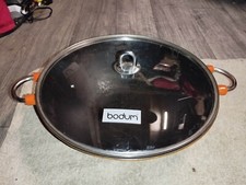 BODUM WOK EN FONTE ORANGE 37