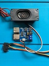 BRUITEUR DIESEL MONOCYLINDRE + Cordon Inter +  HP POUR BATEAU RC