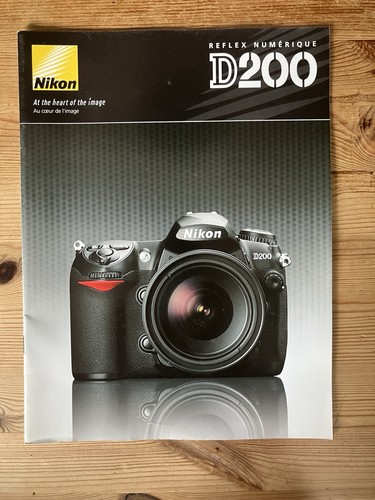 Nikon d200 brochure papier - d200,