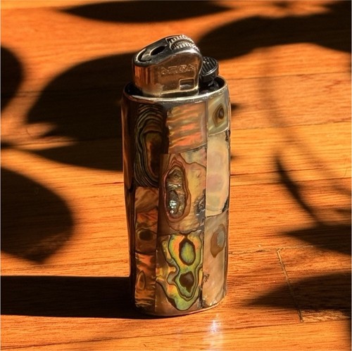 étui briquet nacre abalone - briquet,