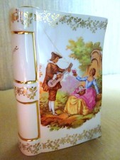 COGNAC bottle liqueur porcelain Fragonard LIMOGES Hebras & Churoux