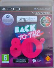 SINGSTAR Back To The 80s 80's Sony Playstation 3 PS3 FREE REGION ENGLISH CIB