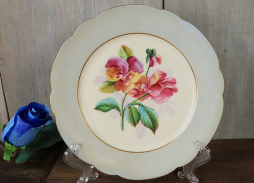 Assiette ancien porcelaine - ancien, en