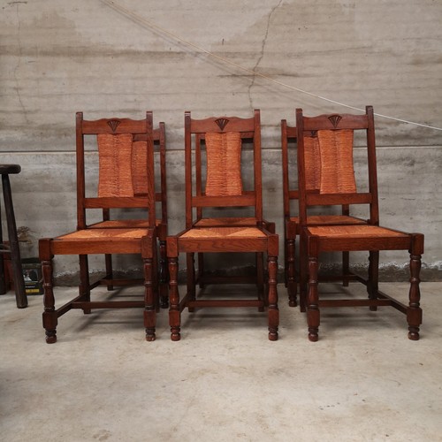 Suite chaises brutalistes - chaises,