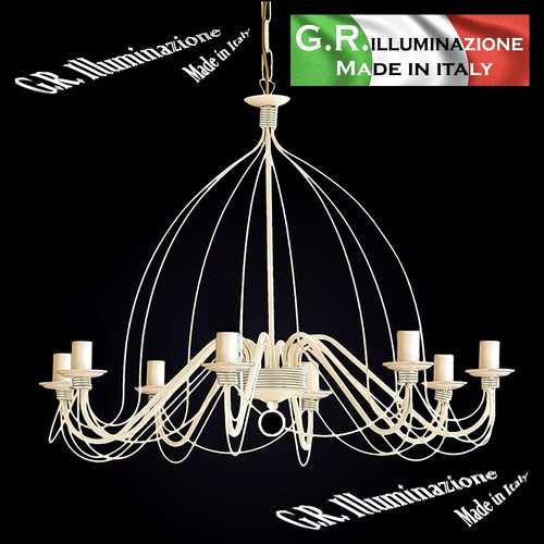 Lustre fer forgè classique
