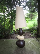 VINTAGE LOUIS DRIMMER LARGE CERAMIC LIVING ROOM LAMP 60/70s