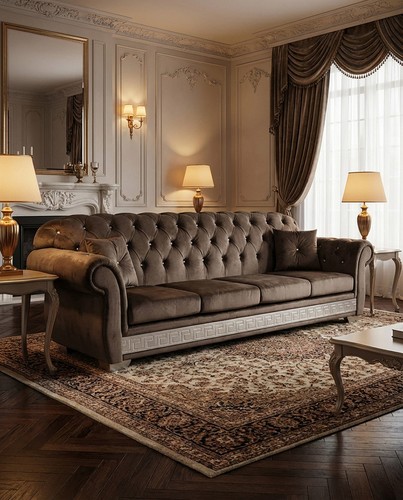 Canapé chesterfield places - chesterfield,