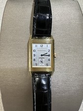 Jaeger LeCoultre 18k Gold 26mm Mechanical Duoface Reverso Mens Watch 270.1.54