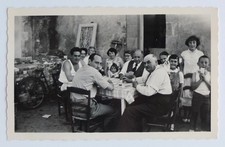 Family Dining Outdoor Baptism, 1959 - Old Photo Snapshot
