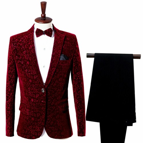 Ensemble costume homme rouge - costume,