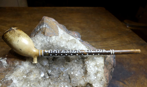 Pipe fantaisie terre cuite - pipe,