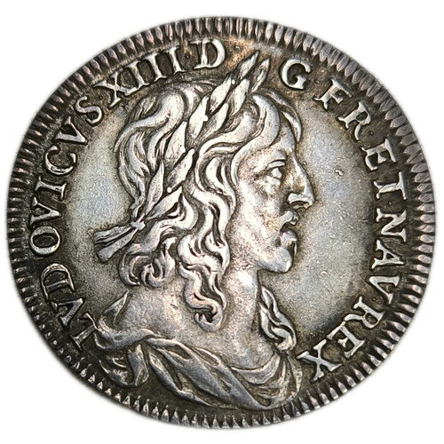 Louis xiii quart écu - louis, d'écu