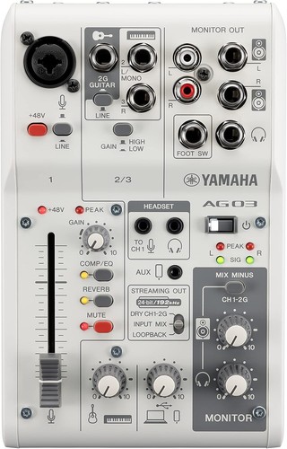 Yamaha ag03 mk2 channel - yamaha,