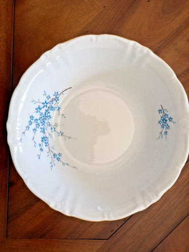 Saladier vintage porcelaine - saladier,
