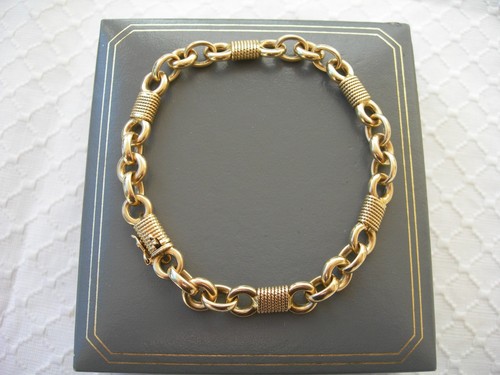Bracelet massif jaune - or, 18