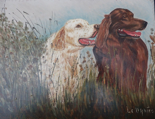 Huile sur panneau - huile, 35