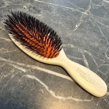 Mason Pearson Hairbrush Ivory White Round Brush USED[Very Good] F/S from Japan