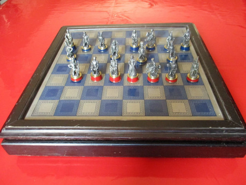 Jeu echec avec 18 figurines - d,