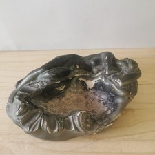 Ancien Cendrier En Plâtre