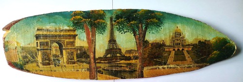 Souvenir tranche bois - souvenir, de