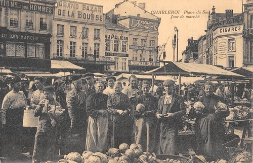Cpa belgique charleroi - cpa, /