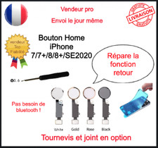 Bouton Home Fonctionnel Iphone 7 7+ 8 8Plus SE 2020 Universel Top Qualité
